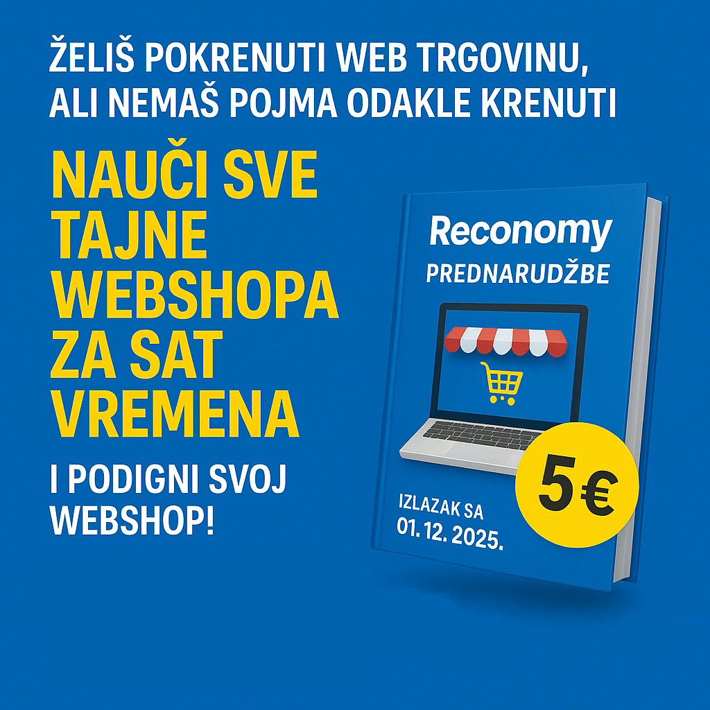 RECONOMY - TAJNE E-TRGOVINE - e-book (Dropshipping, dizajn, teme...)