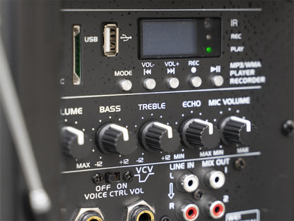 IBIZA SOUND - PORT15UHF-BT - 15" 800W PRIJENOSNI ZVUČNIK - RADIO/BLUETOOTH/USB/SD/AUX