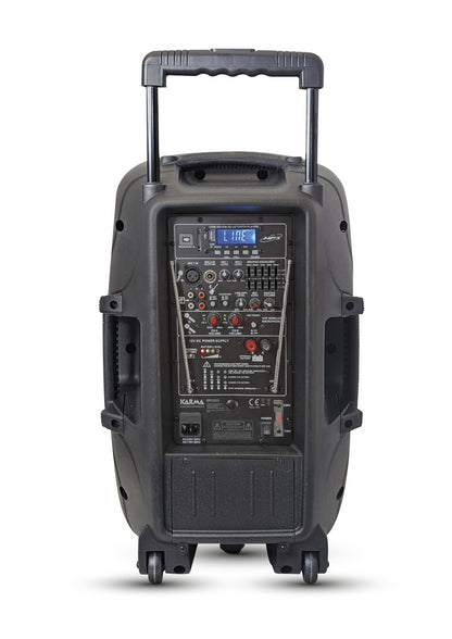KARMA - PRIJENOSNI ZVUČNIK 12" 200W RMS - BLUETOOTH/USB/SD/AUX - 2 BEŽIČNA MIKROFONA