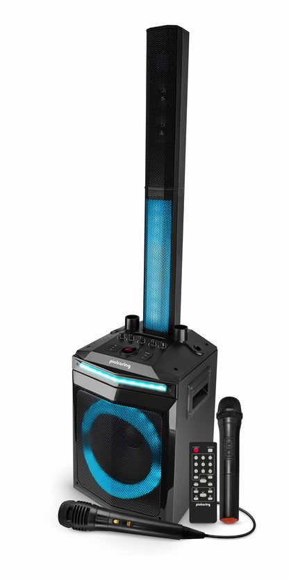 PICKERING - 400W AKTIVAN ZVUČNIK - BLUETOOTH/USB/AUX + 2 MIKROFONA