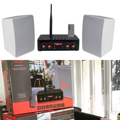 GLEMM - 2x50W BEŽIČNI SET ZVUČNIKA - RADIO/BLUETOOTH/MP3