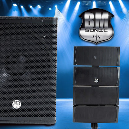 BM SONIC - 1200W KOMPLET - BLUETOOTH/USB/SD/AUX