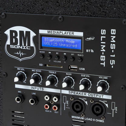 BM SONIC - 1200W KOMPLET + MIKROFON - BLUETOOTH/USB/SD/AUX