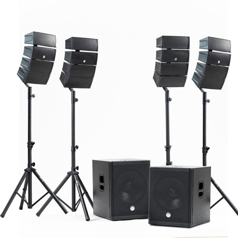 BM SONIC - 2400W KOMPLET - BLUETOOTH/USB/SD/AUX - 8 SATELITA, 2 SUBWOOFERA