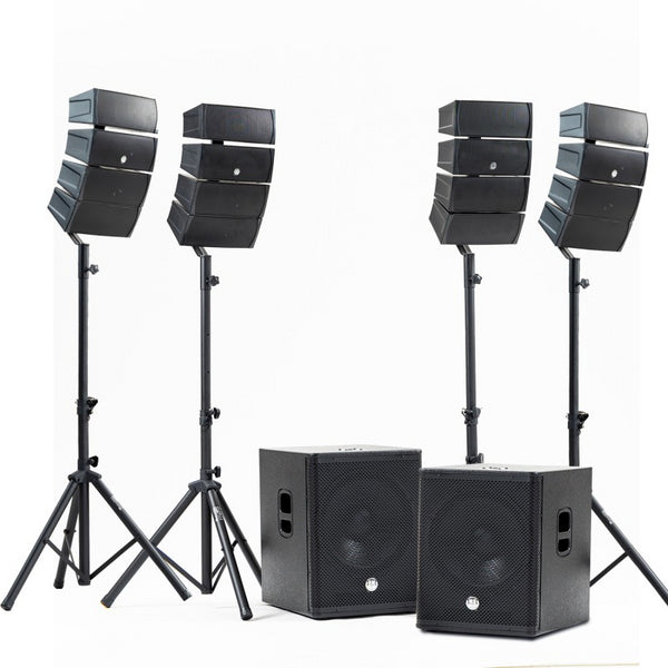 BM SONIC - 2400W KOMPLET - BLUETOOTH/USB/SD/AUX - 8 SATELITA, 2 SUBWOOFERA