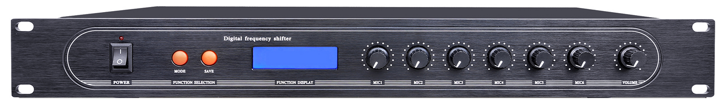 Digitalni prigušivač povratne sprege - 6 mikrofonski procesor