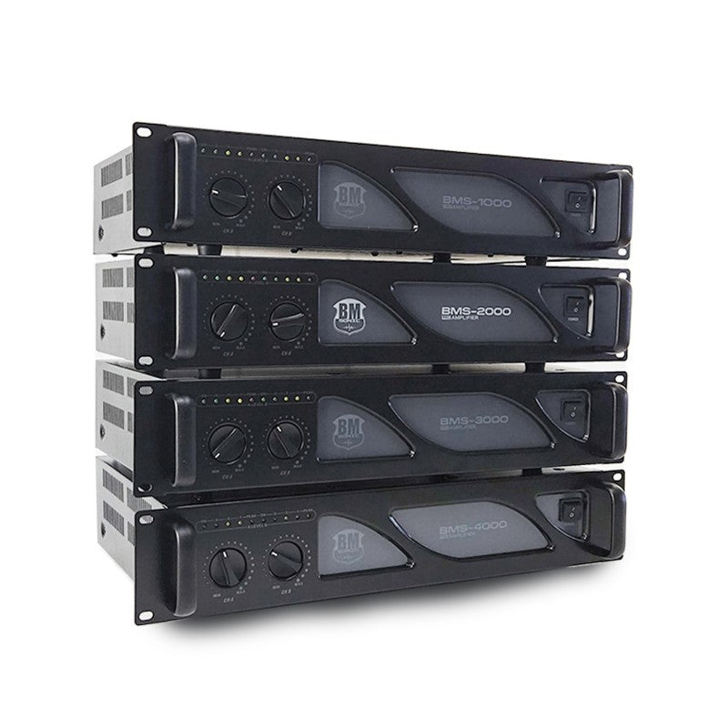 BM SONIC - 2x1500W POJAČALO - MOSFET tehnologija sa kontinuiranom ventilacijom