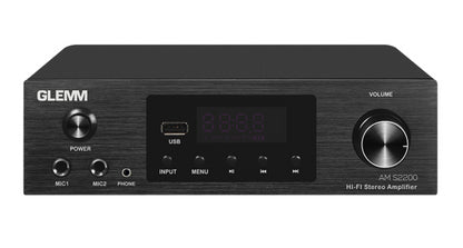GLEMM - 2x200W HI-FI STEREO POJAČALO - RADIO/BLUETOOTH/USB/SD/AUX