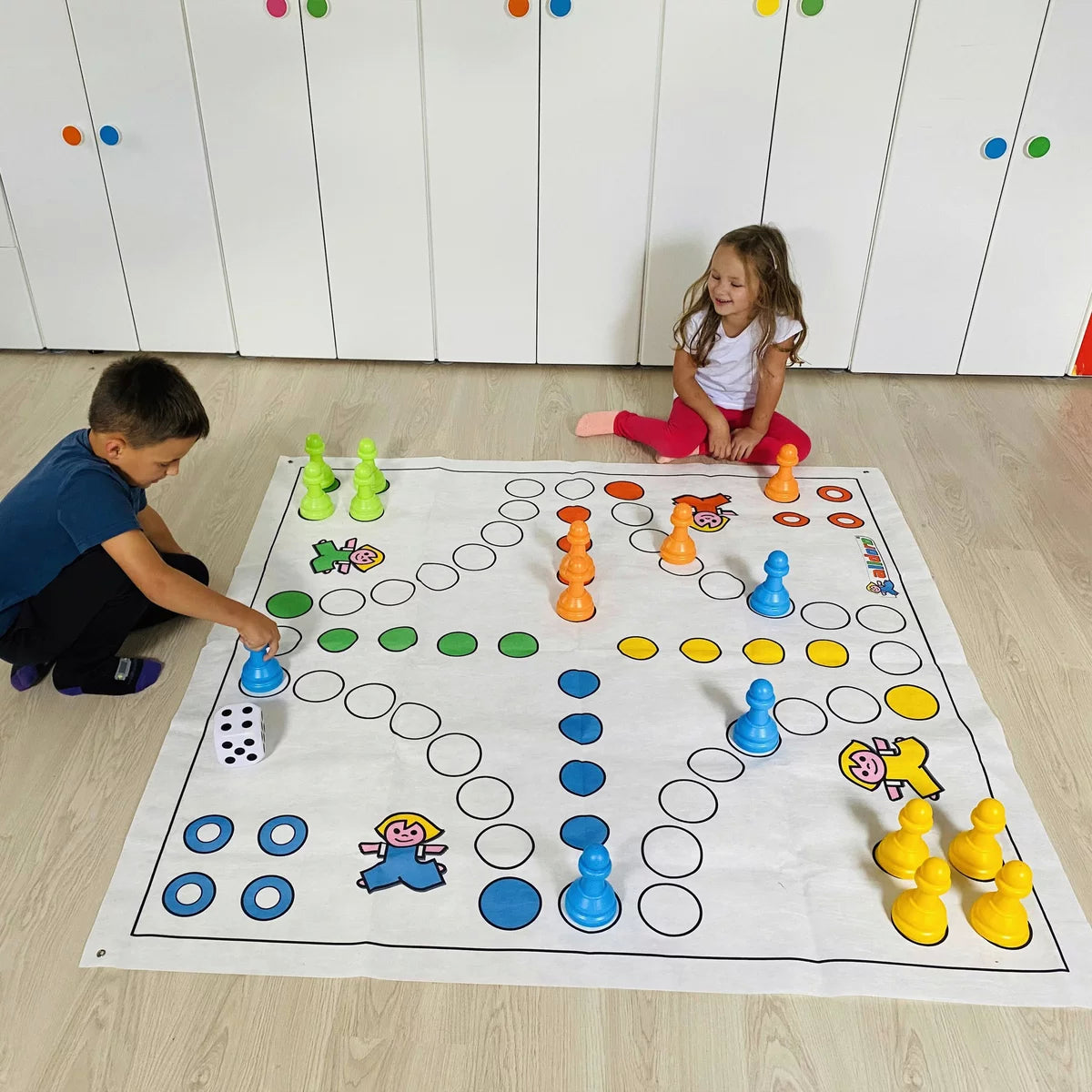 ALLDORO - XXL ČOVJEČE NE LJUTI SE (150x150cm)