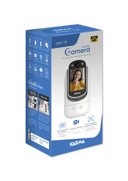 KARMA - NADZORNA WI-FI KAMERA SA EKRANOM - MOGUĆNOST VIDEOPOZIVA