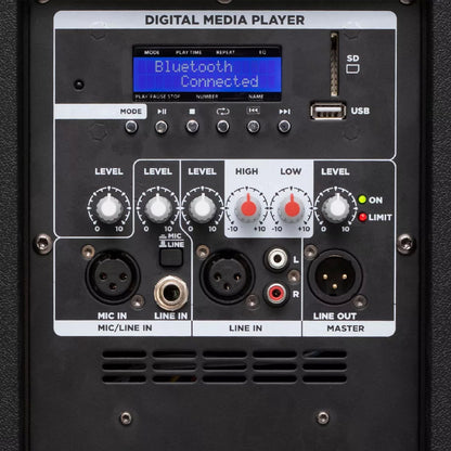 R-AUDIO PRO - 1200W AKTIVAN ZVUČNIK - BLUETOOTH/USB/SD/AUX