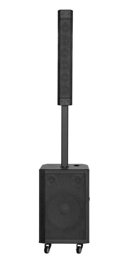 GLEMM - STUPNI BATERIJSKI AKTIVAN ZVUČNIK - RADIO/BLUETOOTH/USB/AUX + BEŽIČNI MIKROFON