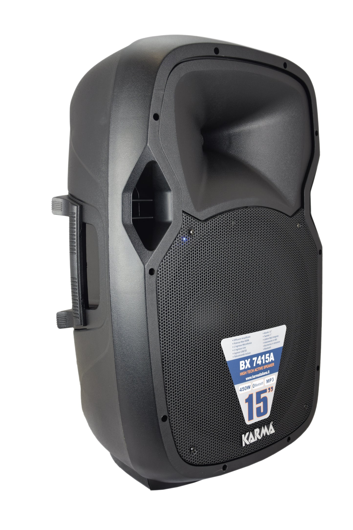 KARMA - 15" AKTIVAN ZVUČNIK 900W + STALAK - BLUETOOTH/USB/SD/AUX