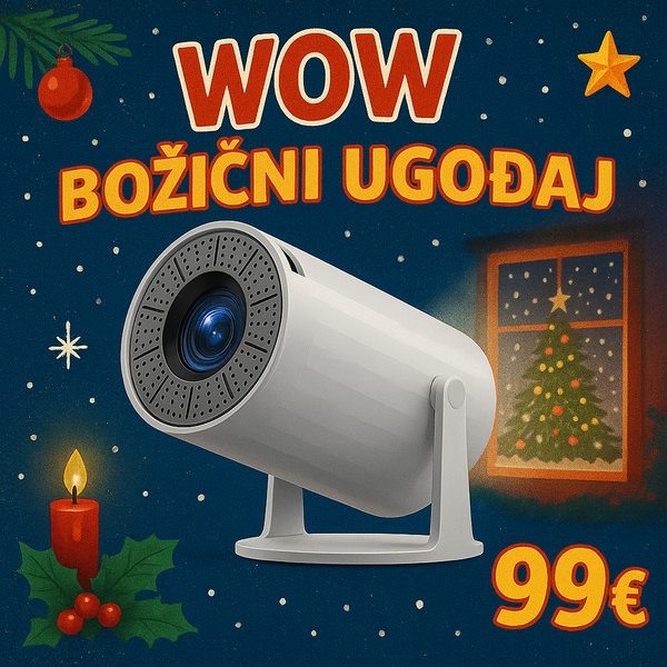 KARMA - Projektor + platno 100" idealno za večeri + ugođaj