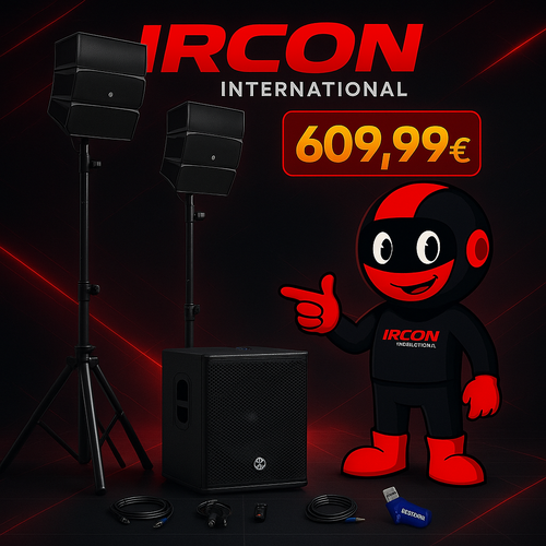 BM SONIC - 1000W KOMPLET - BLUETOOTH/USB/SD/AUX + MIKROFON + USB