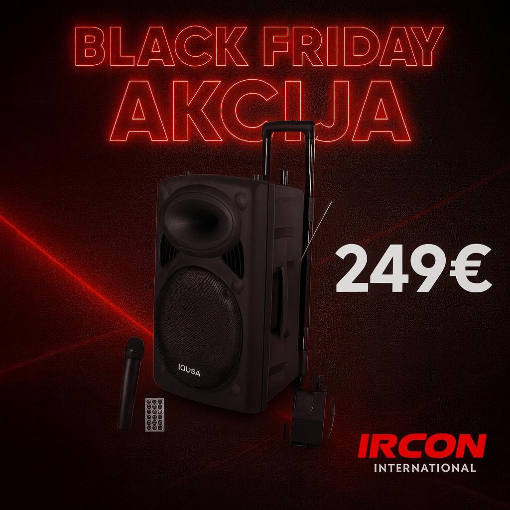 IBIZA SOUND - PORT15UHF-BT - 15" 800W PRIJENOSNI ZVUČNIK - RADIO/BLUETOOTH/USB/SD/AUX