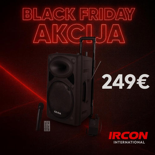 IBIZA SOUND - PORT15UHF-BT - 15" 800W PRIJENOSNI ZVUČNIK - RADIO/BLUETOOTH/USB/SD/AUX