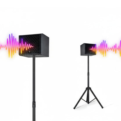 BM SONIC - 2000W DJ KOMPLET (DJ PULT) - RADIO/BLUETOOTH/USB/SD/AUX - DVA ZVUČNIKA, SUBWOOFER, STALCI, KABLOVI